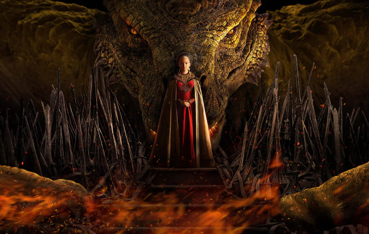 Таргариен на фоне Дракона